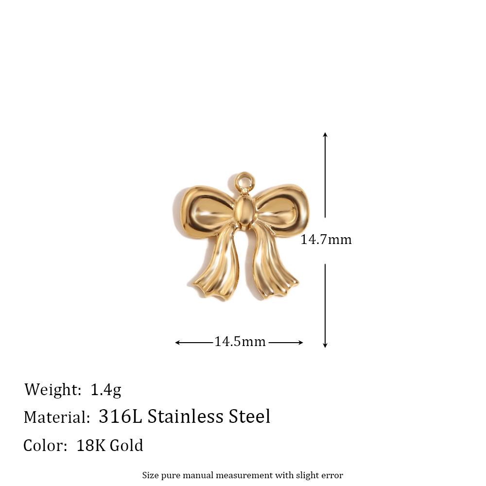 MamacitaSlay Lovely Scallop Dolphin Sparkling Coconut Tree Heart Bow Flower charms for jewelry making Stainless steel charm