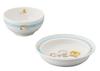 Peanuts Snoopy Plate Bowl Gift for Yamaka Made In & Set, Newborns, Children's Tableware, Shoten, Japan, SN1700-111