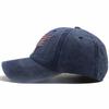 Cap Washed Retro Alphabet Baseball Cap Classic American Flag Cotton Hat