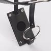 BDSM Buckling Butt Plug Harness with Cock Ring,Leather Chastity Belt Bondage,Strap-on Underwear Cockring,Sex Toys For Couples