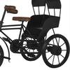 Rikscha Ausstellungsstück | Vintage Fahrradwagen Modell für Heimdekoration | Handgefertigte Metallrikscha Geschenkartikel | Antikes Miniatur-Kunstwerk für Wohnzimmer