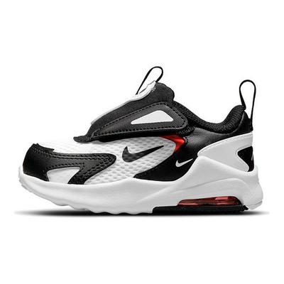Air Max Bolt TD White Black Baby Sneakers Bright-Crimson CW1629-100