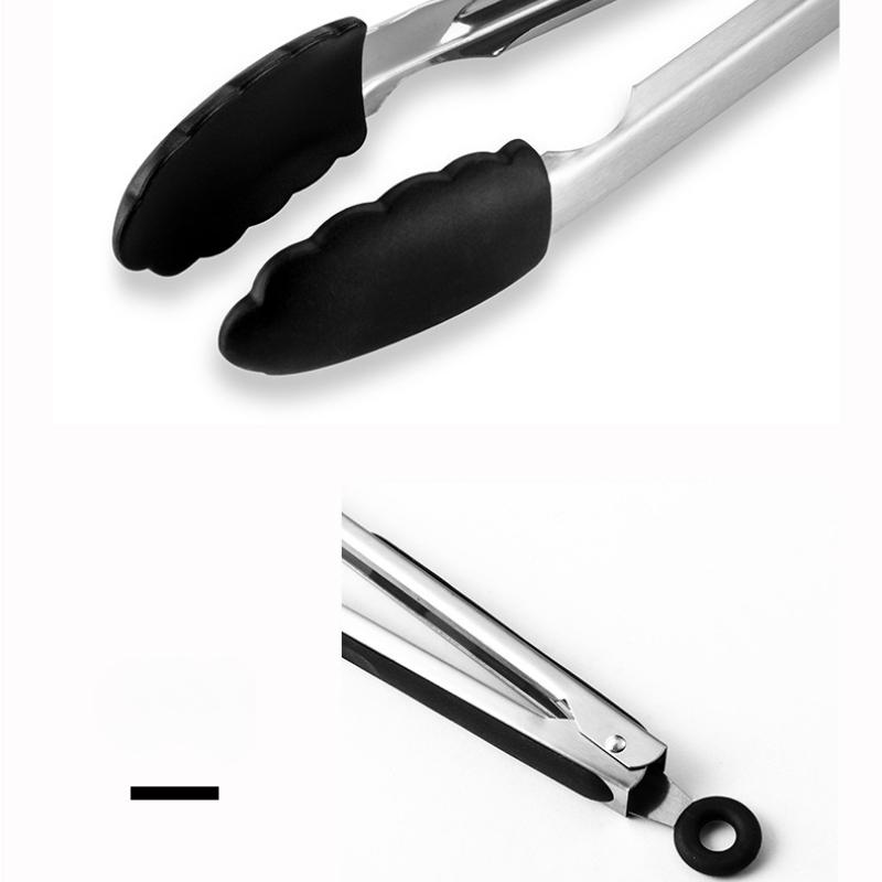 8 PCS Silicone Utensils Set Non-Stick Cookware Stainless Steel Handle Spatula Shovel Egg Beaters Kitchenware Kitchen Accessories