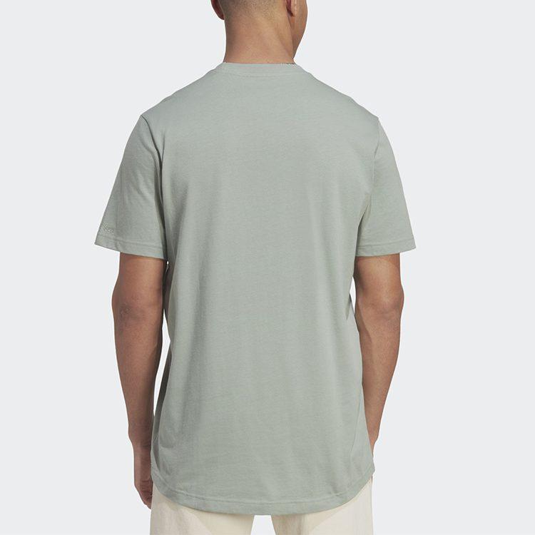 Adidas T Shirts Men's Green Crew Neck Moderate Other IC9799