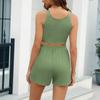 Women's Summer Fashion Casual Sports West Shorts Set Casual Sports West Shorts Set