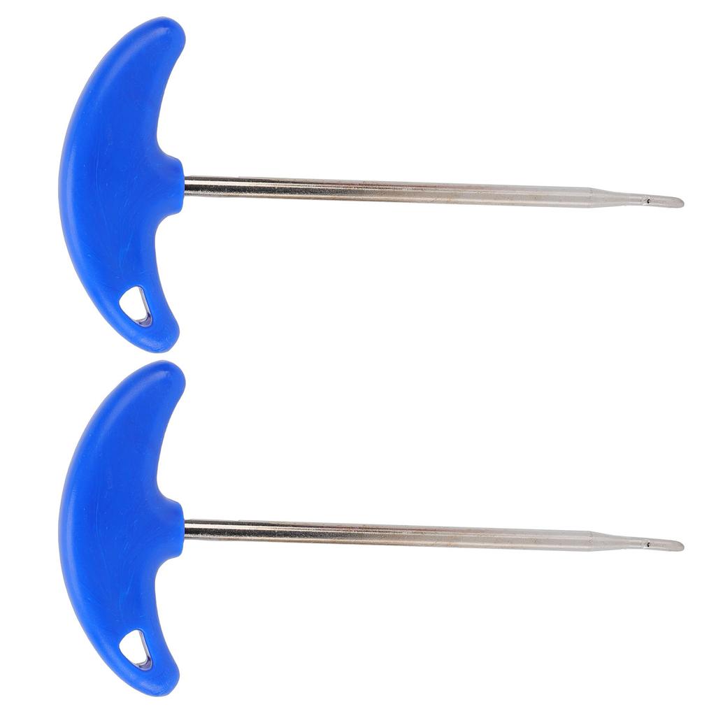 2PCS T Handle Style Remove Install Brake Spring Hook Puller Tool for Motorcycle Bike ATV Blue