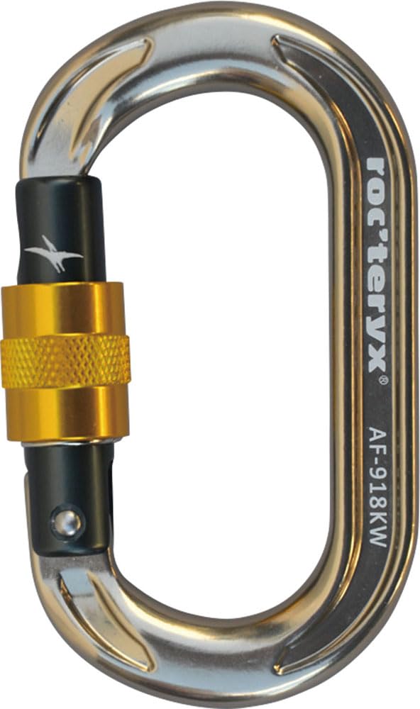 

Climbing Carabiner Oval Mini Screw RTAF918KW Roc Teryx янтарь