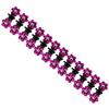 12 Pcs Bride Crystal Flower Mini Hair Claw Clamp Hair Clip Pin Hair Accessory
