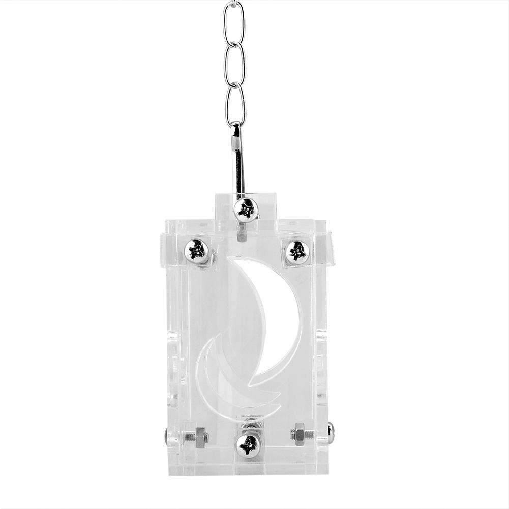Acrylic  Feeder, Transparent High Temperature Proof Puzzle Food Basket with Different Shapes Lattices for Birds  Hamster