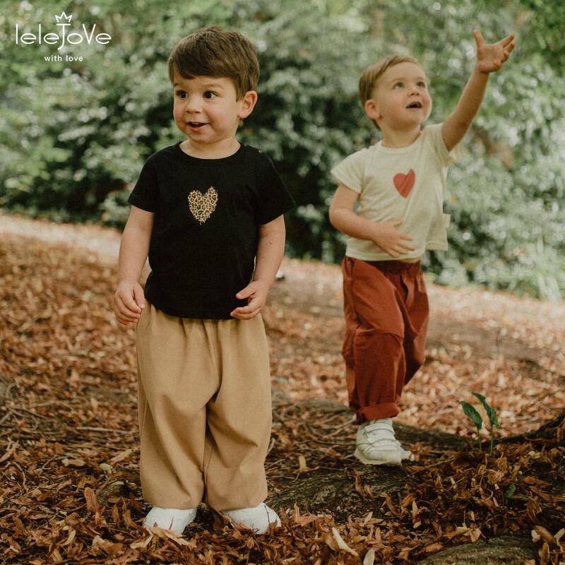 LELE JOVE Heart Print Parent-Child T-Shirt 130