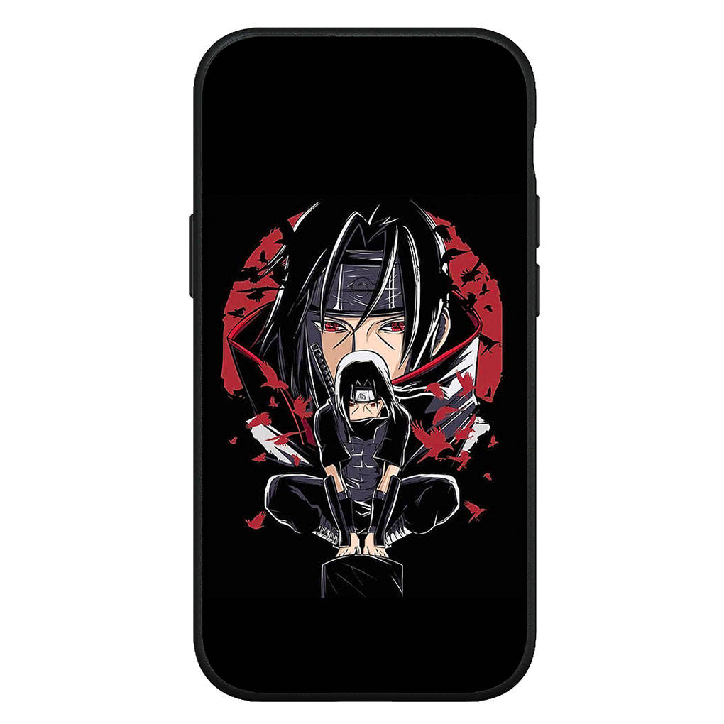 

для iPhone 16 15 X XR Samsung Galaxy S24 S23 Plus Xiaomi Redmi Note 13 12 11 Pro Max 9 14 OPPO Huawei чехол комиксы Итачи Учиха Наруто Акацуки чехол for Redmi 10A аэро
