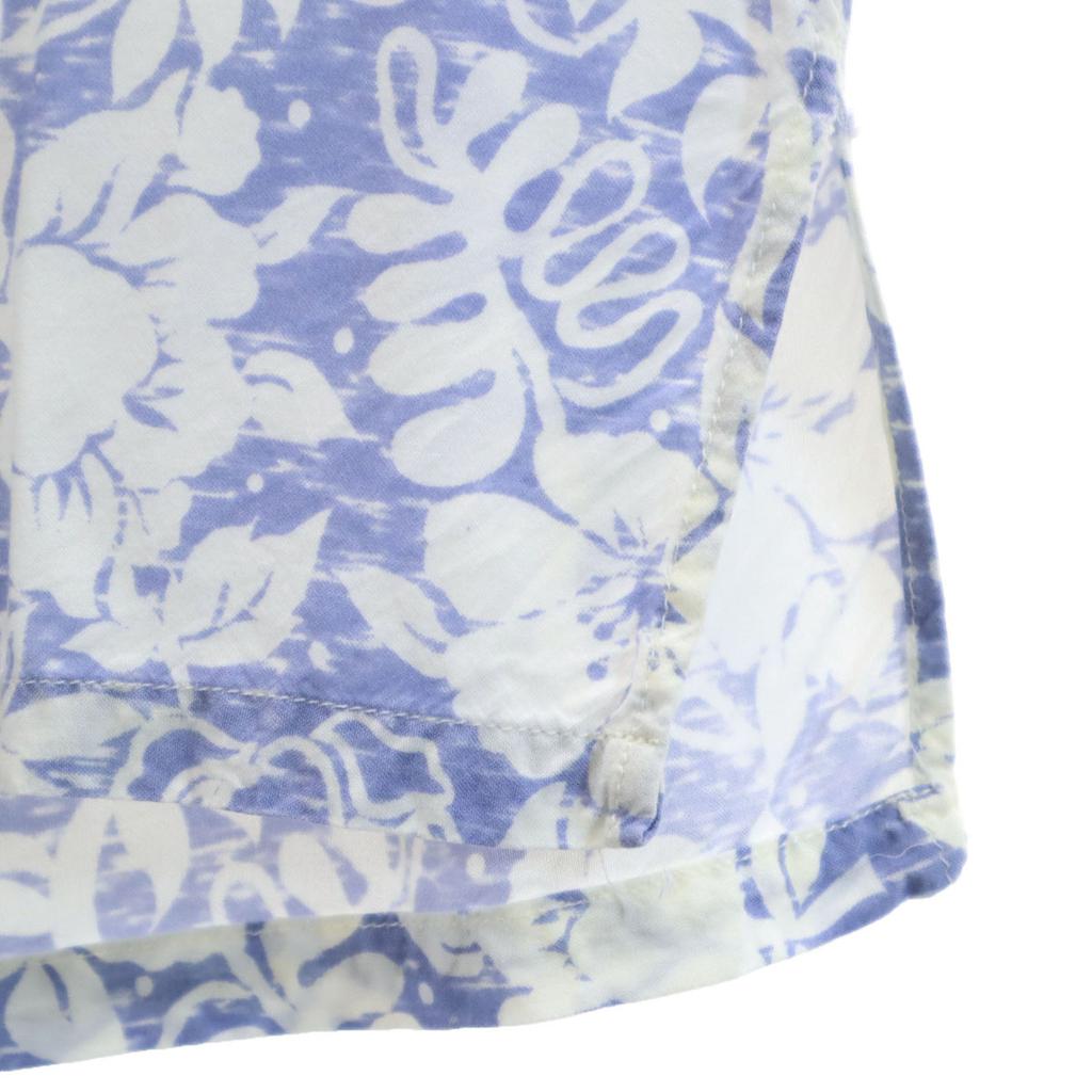 BLUE HAWAII Short Sleeve Open Collar Aloha Shirt L Blue Men's Used