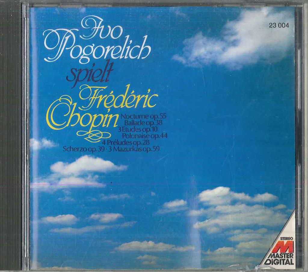 CD IVO POGORELICH - Pogorelich Chopin Recital 23004 DELTA MUSIC 1987 Japan Classical Used