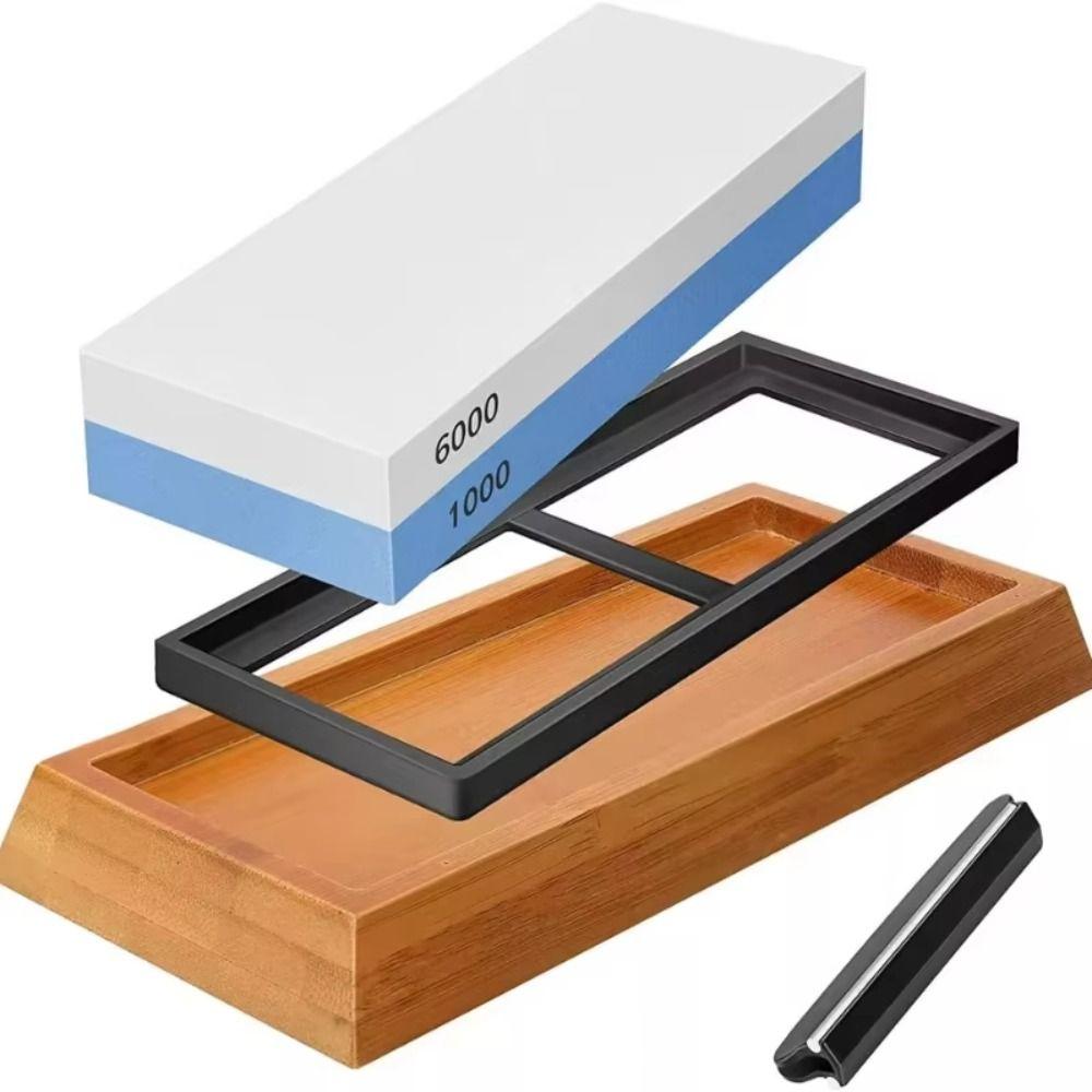Dual Side Whetstone Grit 1000/6000 Professional Sharpener Durable Sharpening Stones Polishing