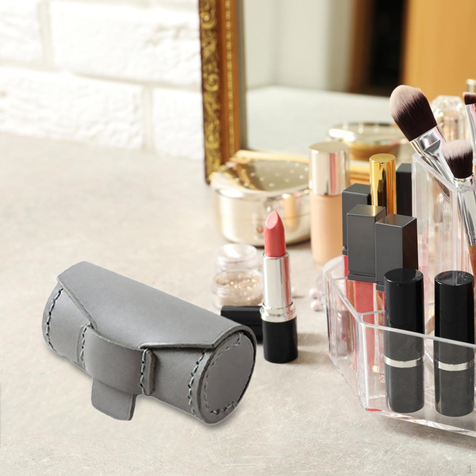 

Мини помада Устойчивая Пылезащитная Защищенная от царапин Компактный держатель серый