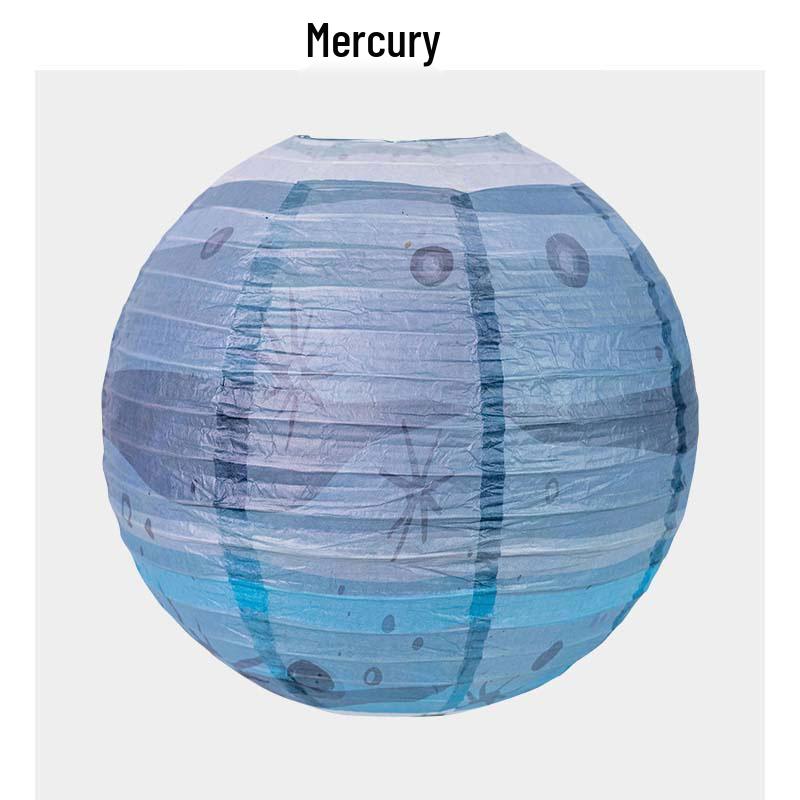 Starry Sky Planet Paper Lanterns - Kids' Birthday & New Year Decorations