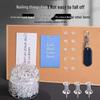 Transparent T-Pins and Small Tacks for Wood Boards, Art, and Felt Photo Walls - Newcomer Discount Available