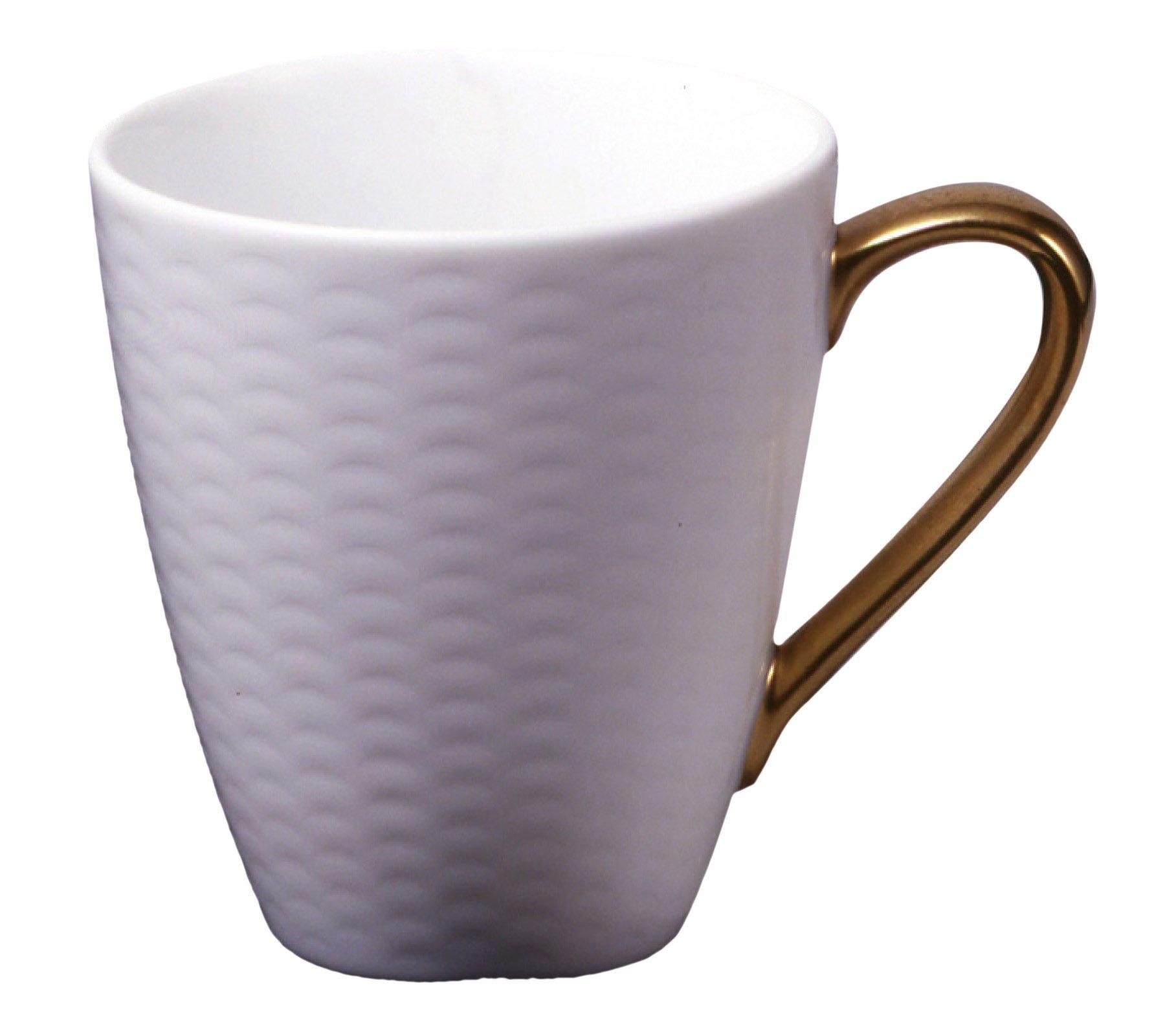 

Noritake Mug, 295cc, Mesh, Gold, Fine Porcelain, T5355L/1605