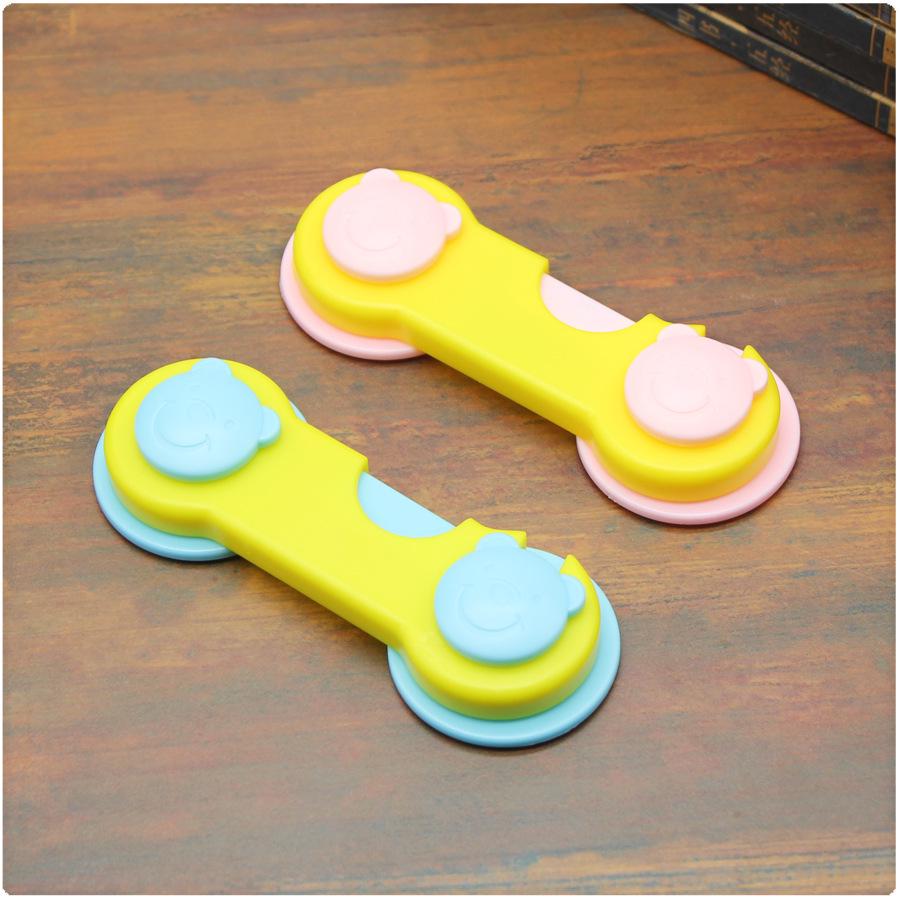 1pc Plastic Cabinet Lock Child Safety Baby Protection From Children Safe Locks for Refrigerators Baby Security Drawer Latches