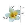 3Pcs Colorful Gradient Color Flower Hair Claws Sweet Barrettes  Shark Clip For Women Girls Beach Hair Accessories Gifts