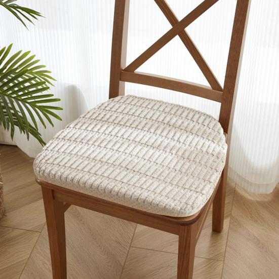 Winter Seat Cushion Stuffed Anti-slip Bottom Quick Rebound Pressure Relief Seat Pad