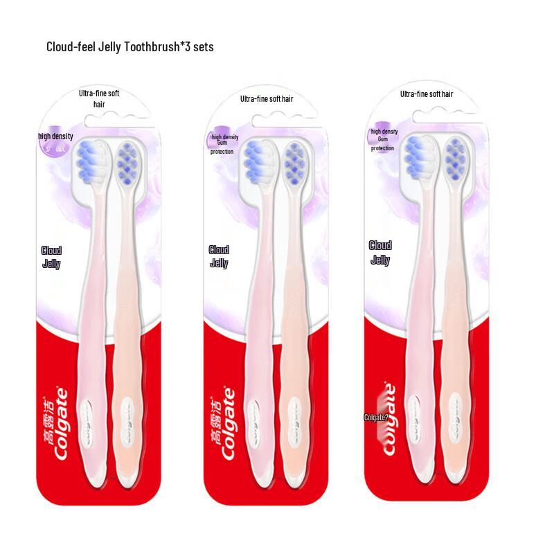 Colgate Cloud Feel Jelly Soft Toothbrush 6-Pack