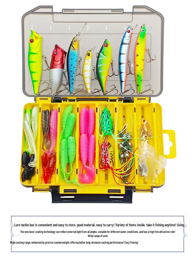 Comprehensive Beginner Fishing Kit: Hard & Soft Lures, Imitation Baits, Freshwater Micro Lures, Jigs, All-Purpose Fishing Gear Set