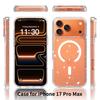 High-End Glitter Transparent Magnetic Case for Apple 16/17 Pro Max - Luxury, Lightweight, and Drop-Proof Protection