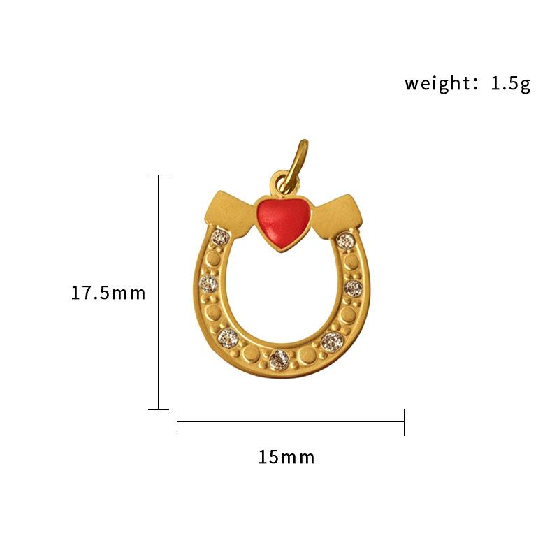 Halloween Ghost Pumpkin Spider Pendant 18K Gold Plated Stainless Steel Jewelry Diy Accessories