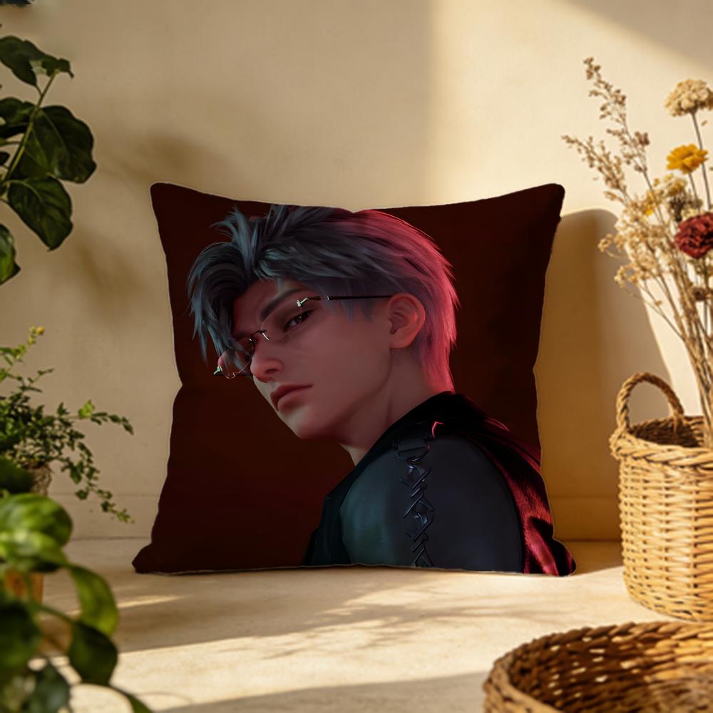 Trendy Llove and deepspaceed Cushion Cover Versatile DoubleSided Pillow Case Fit for Sofa Bed Car  Daily Decor