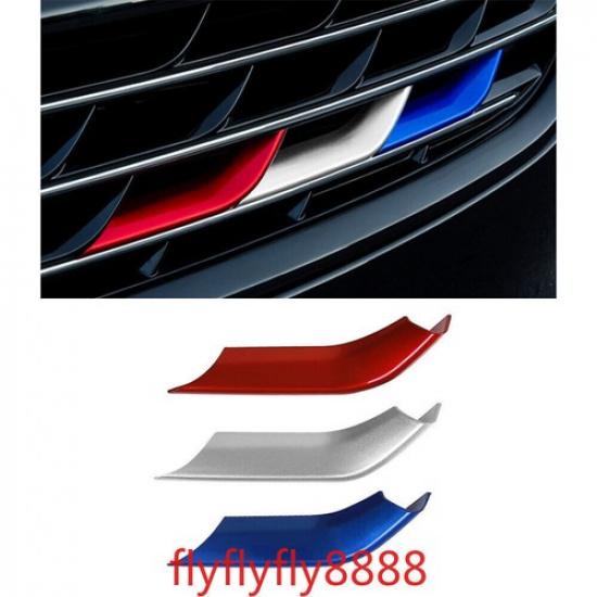 For Buick Envision S 20-2021 3-Color Right Front Center Mesh Grille Grill Strip