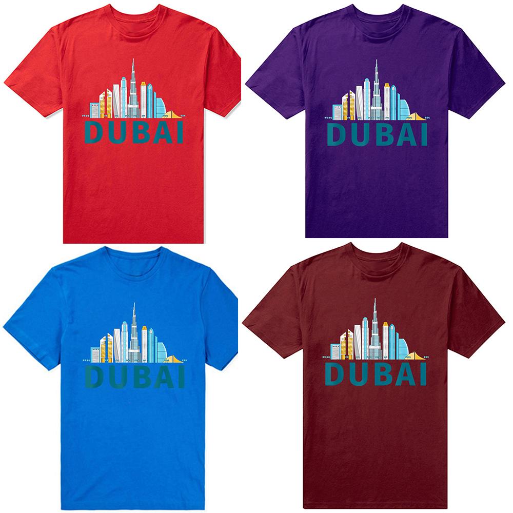 Funny Dubai Classic T-Shirt Summer Men Women Clothing Fashion T Shirts Cotton Short Sleeve Oversized Loose T-shirt Tops