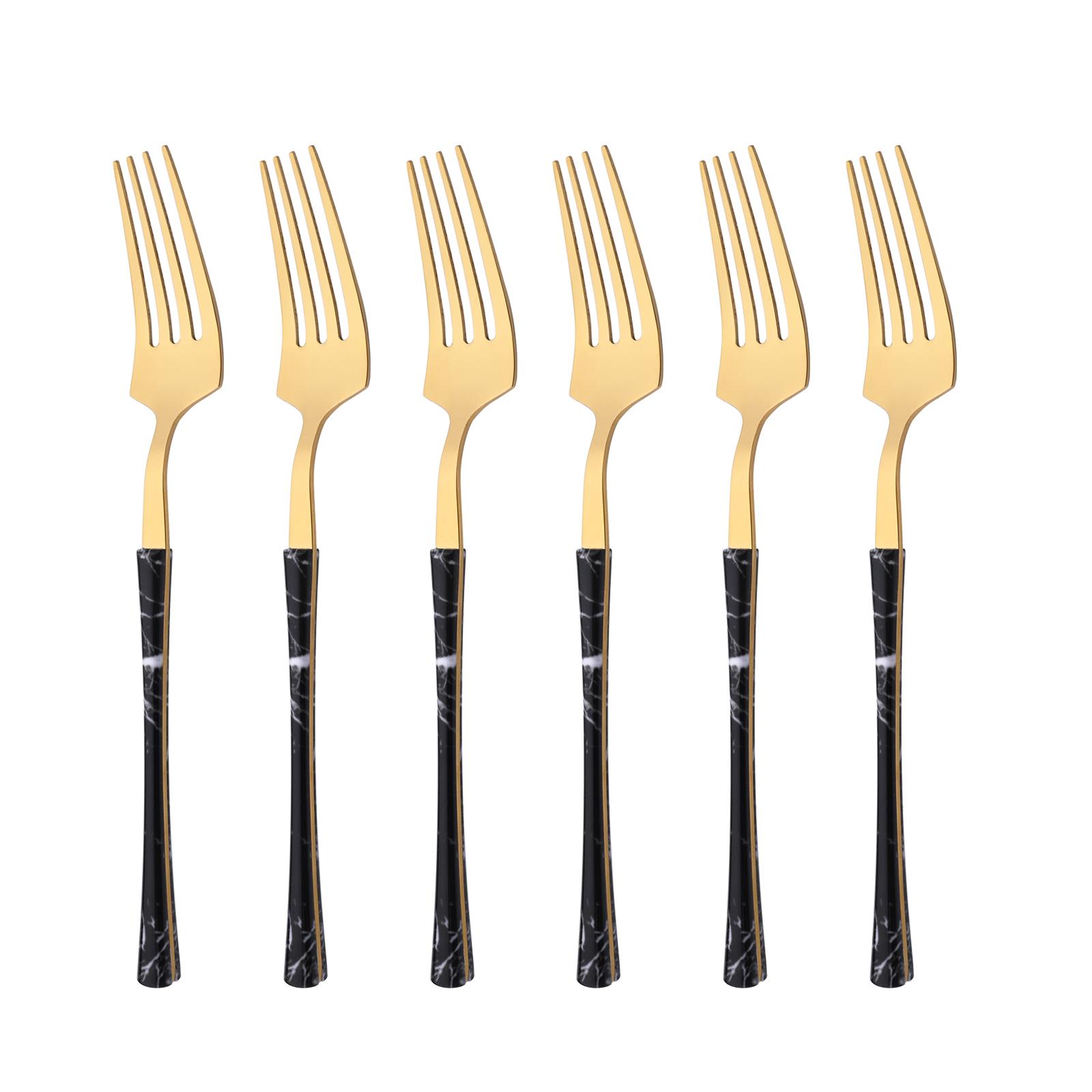 

24 шт./6 шт. набор столовых приборов, набор столовых приборов из нержавеющей стали, набор столовых приборов, нож, вилка, чайная ложка, набор столовых приборов 6pcs-dinner fork