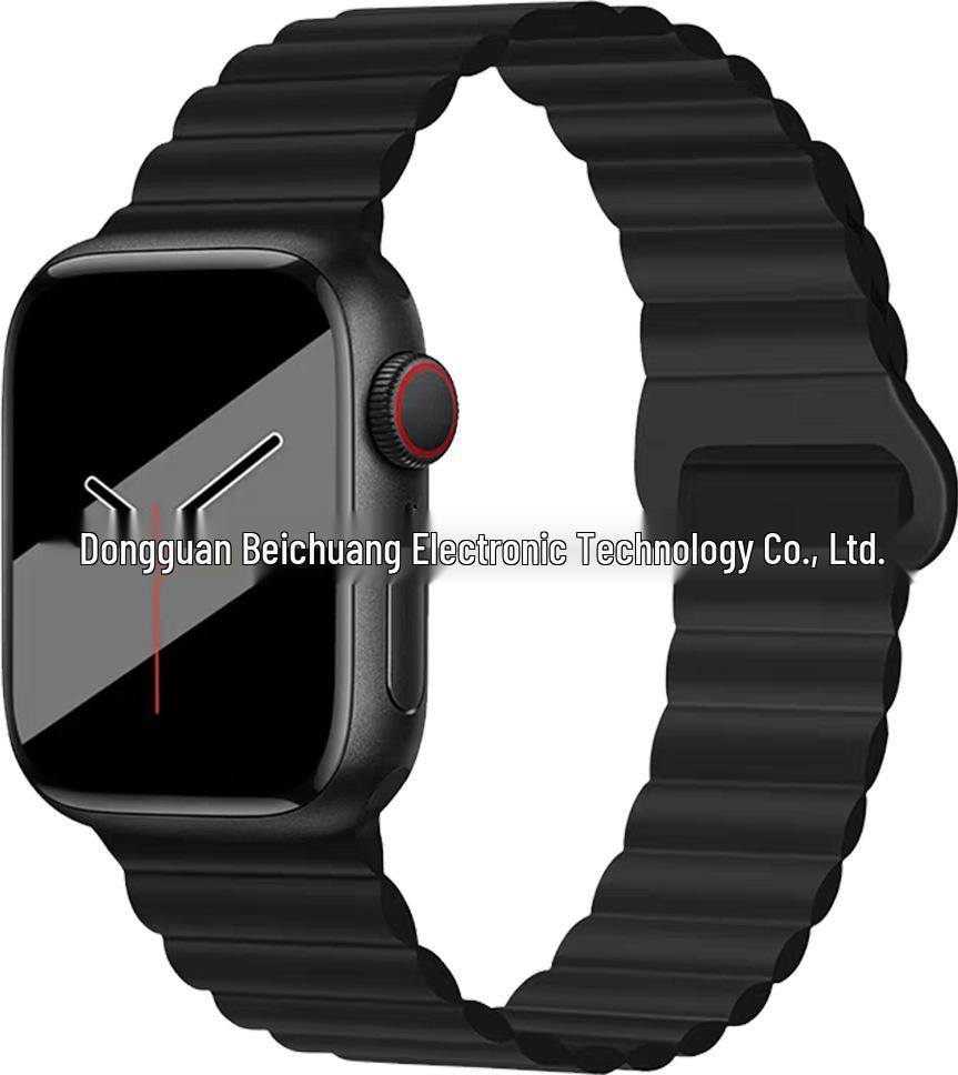Two-Color Silicone Strap for Apple Watch 10/SE Creative S9