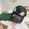 New personalized ripped denim baseball cap old retro cap men and women fashion versatile travel