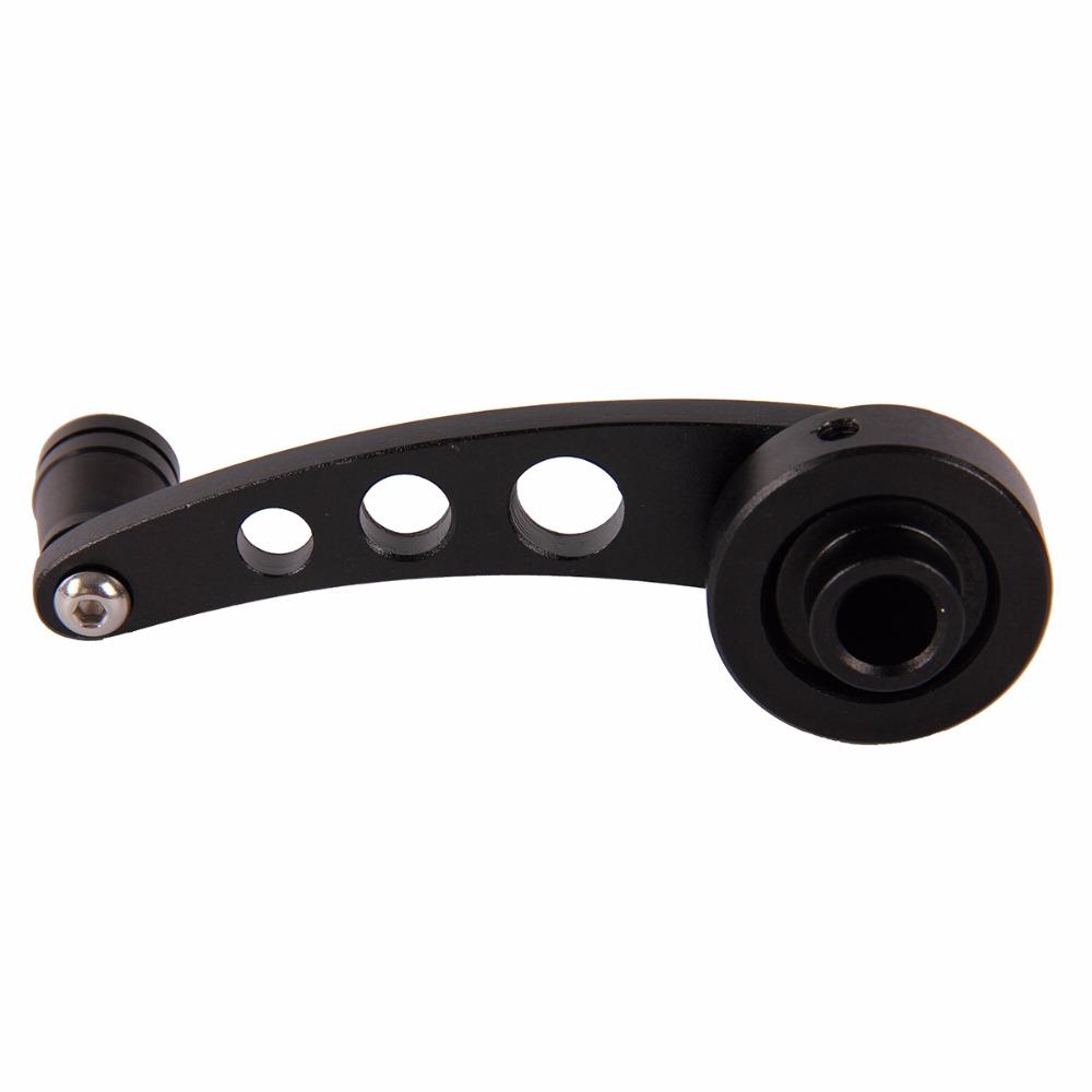 Black Billet Aluminum Car Window Crank Handle Winder Styling Truck Auto Riser Handle Lever Kit Auto Accessores