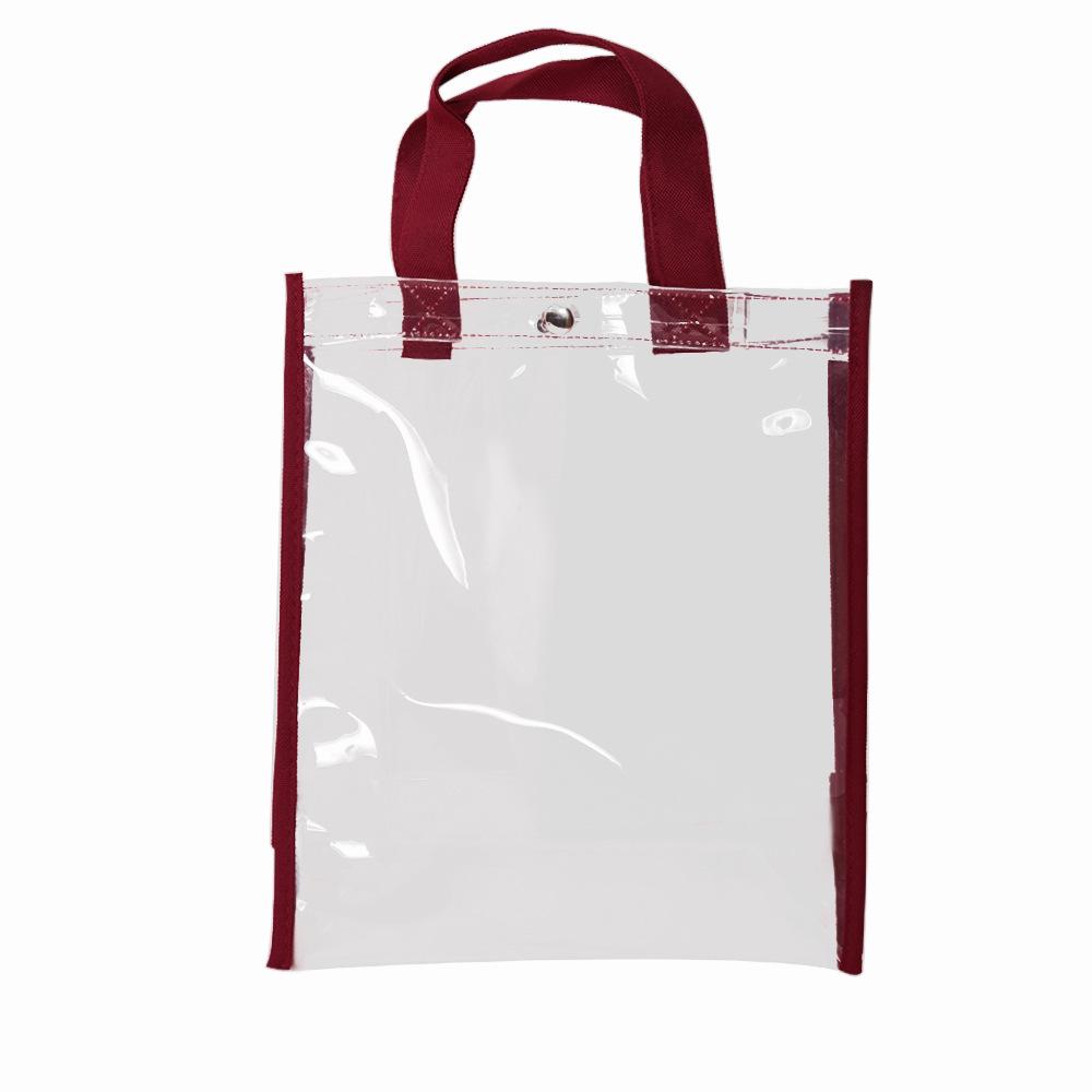 Transparent Waterproof EVA Handbag - Large Capacity Storage Bag