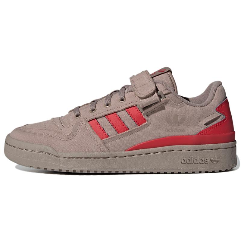 Adidas Originals Forum Low 'Light Graypink Red' Sneakers HR0459
