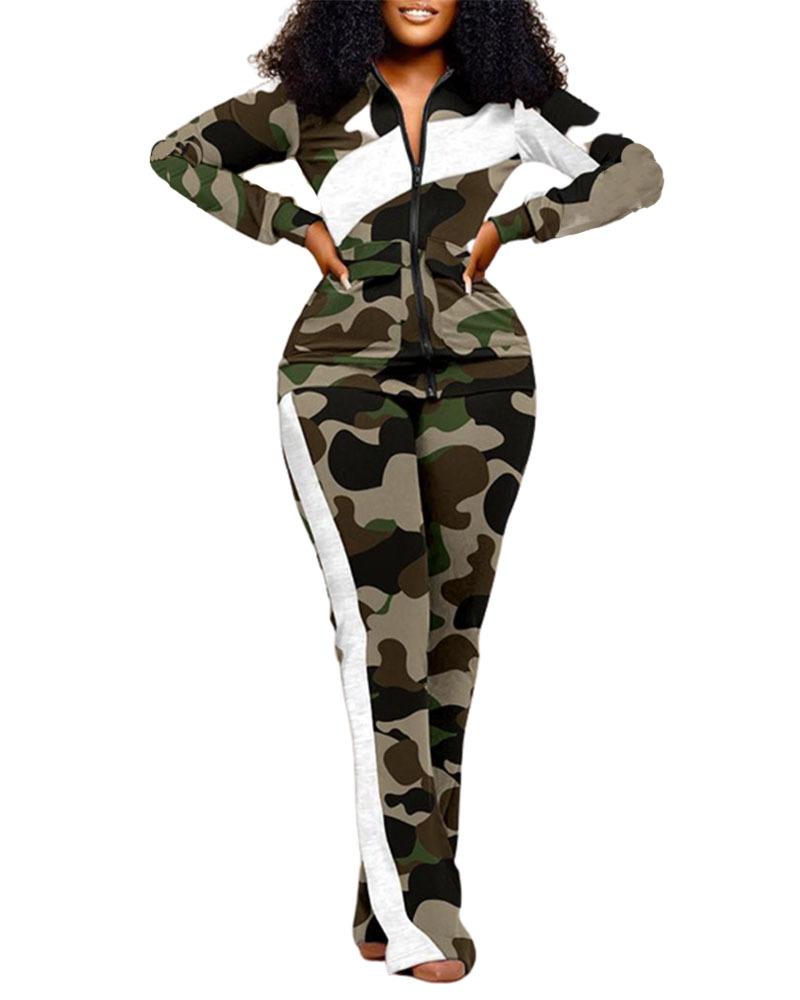 

Осенне-зимние женские костюмы с длинными брюками, приталенные, аккуратные, на молнии, с длинными рукавами XXXL