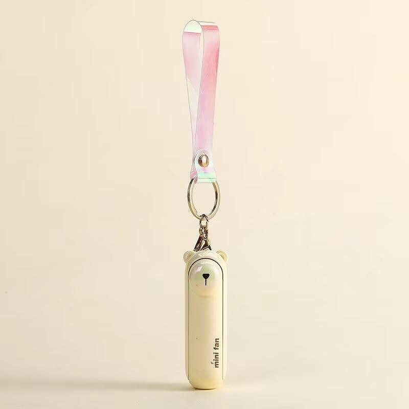 

Cute Mini Fan Portable Hand Fold Bedside Office USB Charge Battery Table Desk Cooling USB Cooling Folding Handheld Fan коричневый