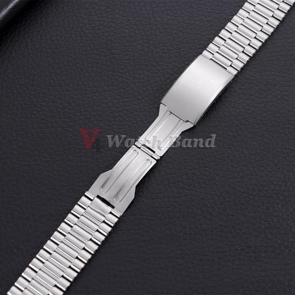 Universal Metal Watchstrap 18mm 20mm 22mm Business Wrist Strap for Smartwatch Stainless Steel Band Men Women Watch Accessoriess