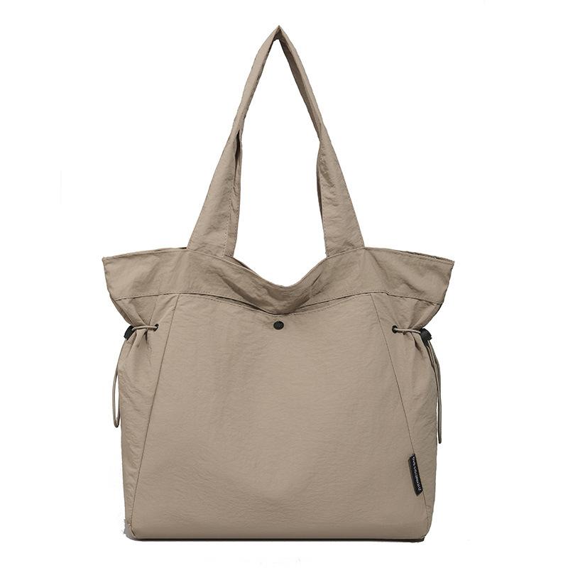 Nylon Bag Women's Large Capacity Shoulder Bag Student Class Commuter Tote Bag