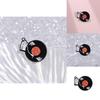 Colorful Vinyl Unique Record Metal Pin Creative Brooch Fashionable Accessory Everyone For