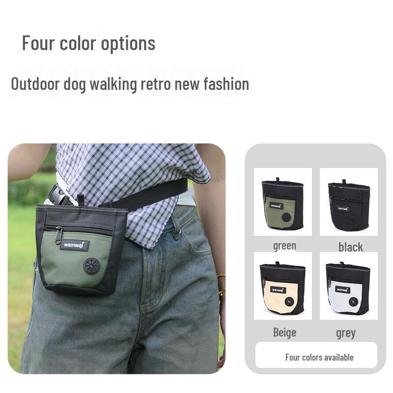 Pet Training Waist Bag - Multifunctional Dog Walking & Feeding Snack Bag
