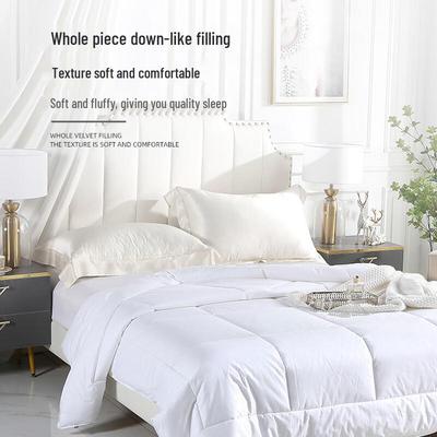 All-Season Cotton Feather Velvet Quilt