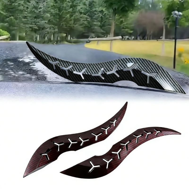 Easy Installation Car Roof Decoration 3D Dragon Horn Decoration Decorative Stickers for Auto Styling Exterior Ornament 2pcs