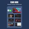 Wireless Carplay Adapter With Alarm Light For Iphone Android Auto 2In1 Wired To Wireless Ai Box Usb Connection For Truck Vehicle