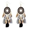 with Tassel Long Tassel Earrings Alloy Ethnic Style Earrings New Trendy Earrings