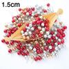 50/100Pcs Christmas Decoration Berry Christmas Tree Ornament for Home Room Decor Xmas New Year 2025 DIY Gifts Wreath Accessories