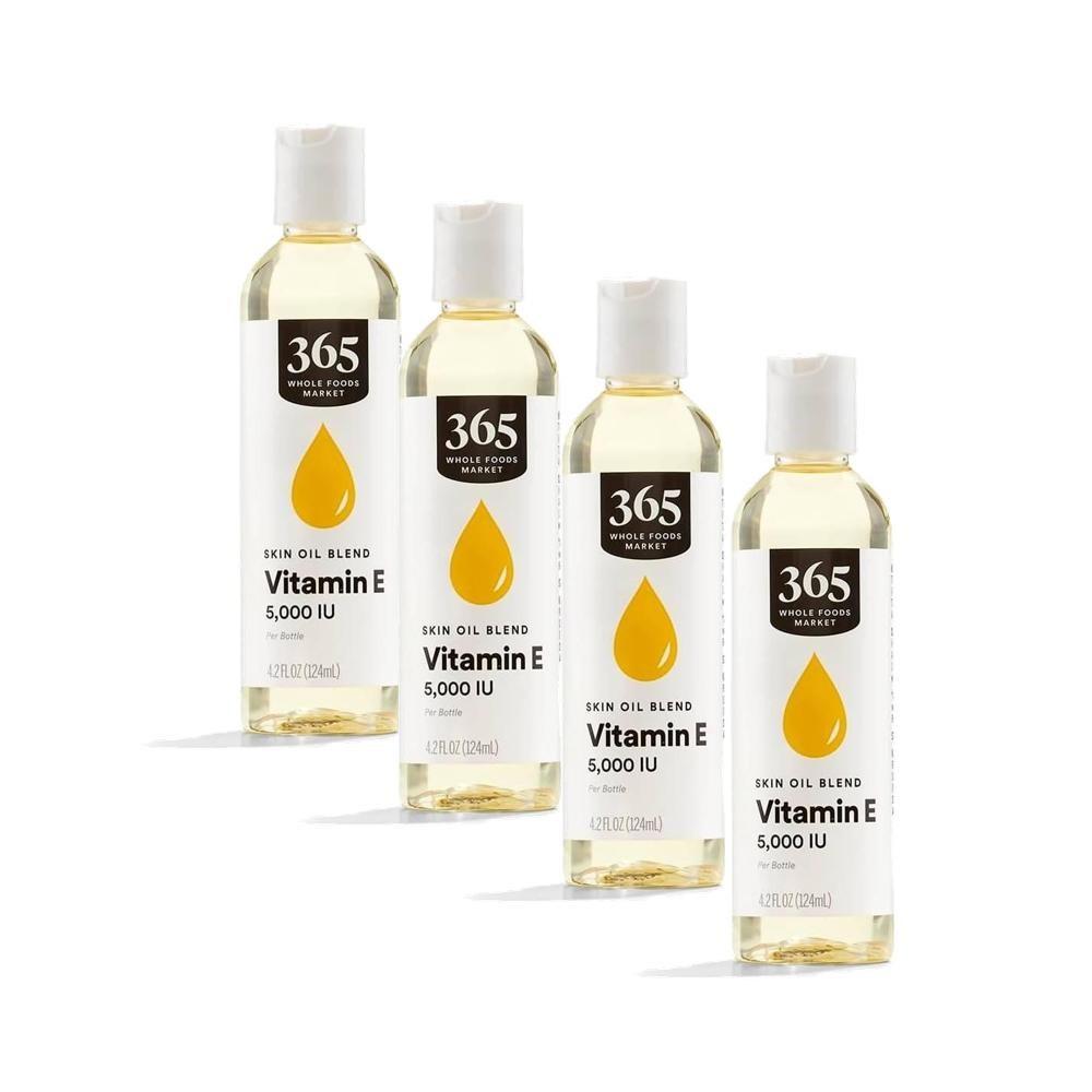 Whole Foods Market Vitamin 365 Vitamin E 5000IU Skin Oil 365 E Oil 124ml 4 pcs